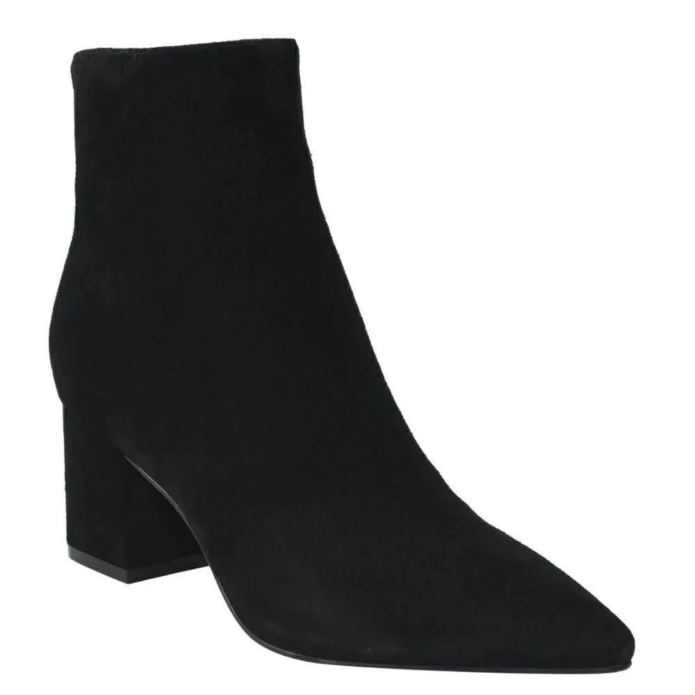 Revolve Marc Fisher Jina Leather Suede Ankle Bootie NWOT